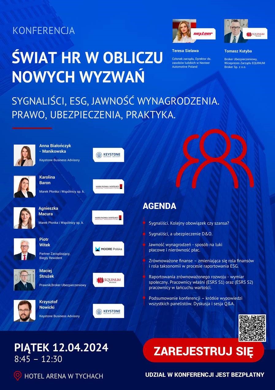 Conference "The world of HR in the face of new challenges" I Equinum I Tychy
