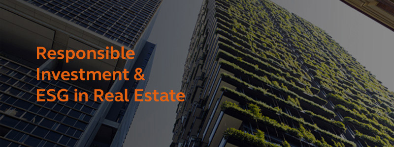 Responsible Investment & ESG in a Real Estate. ESG & Sustainability Webinar