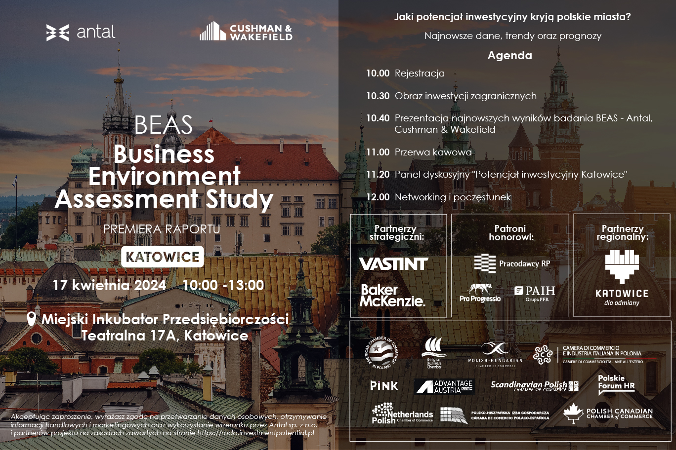 Presentation of the BEAS report I Antal x Cushman&Wakefield I Katowice