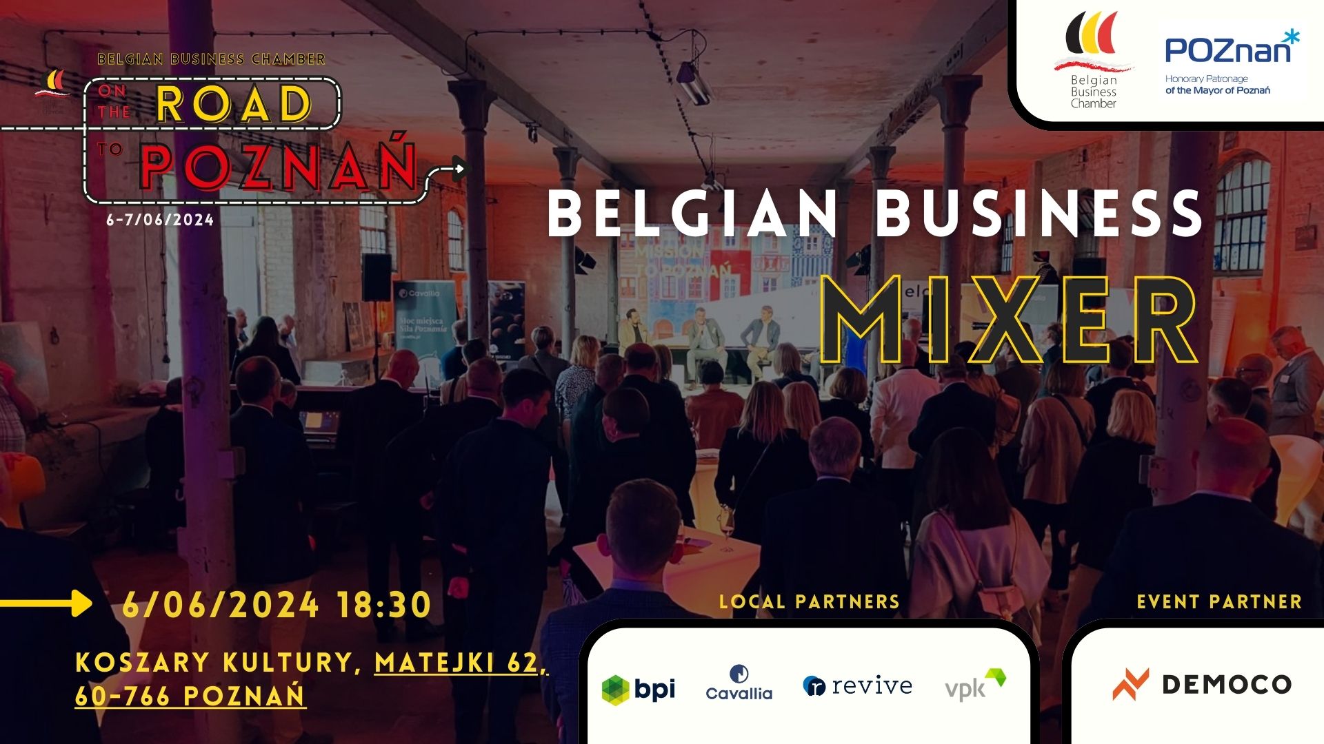 Belgian Business Mixer | BBC x PARTNERS | Poznań