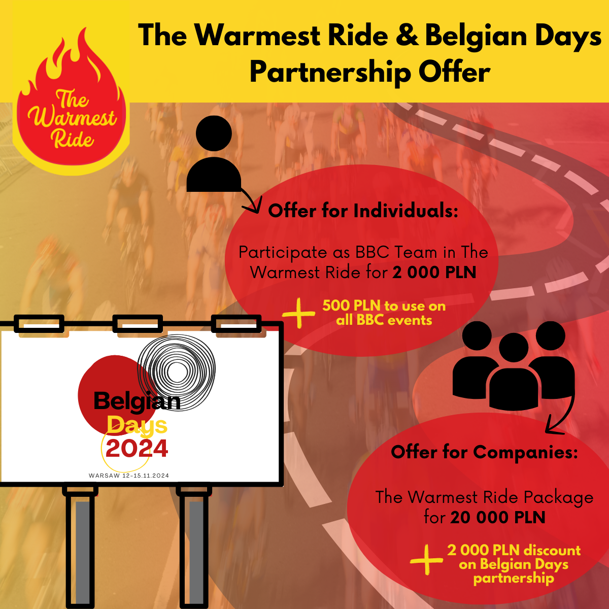 The Warmest Ride & Belgian Days Partnership Offer