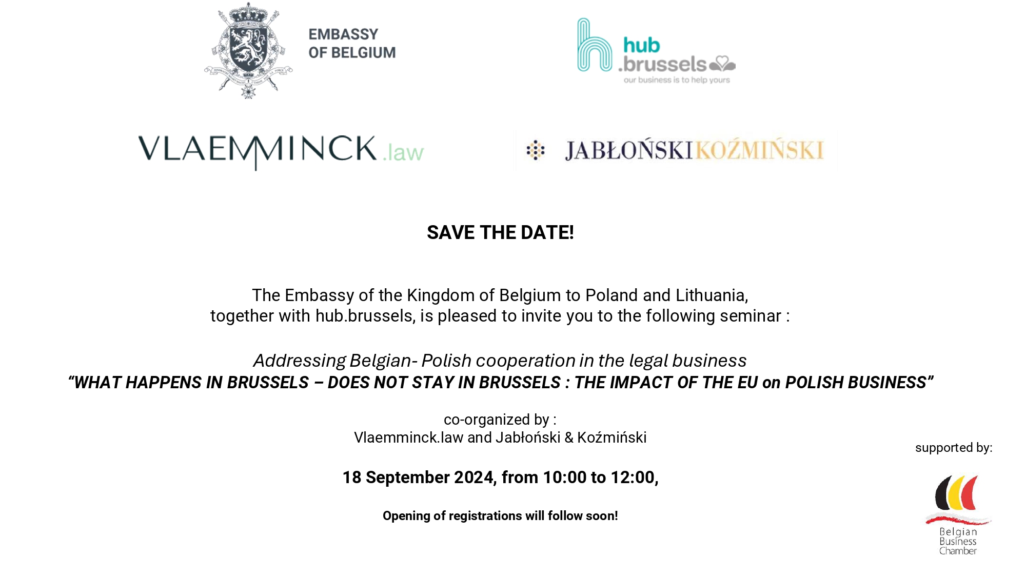 What happens in Brussels – Does not stay in Brussels :  The Impact of the EU on Polish business I VLAEMMINCK.LAW  I JABŁOŃSKI & KOŹMIŃSKI I Warsaw