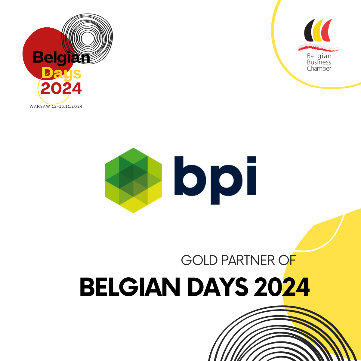 Belgian Days 2024 Gold Partner - BPI Real Estate Poland