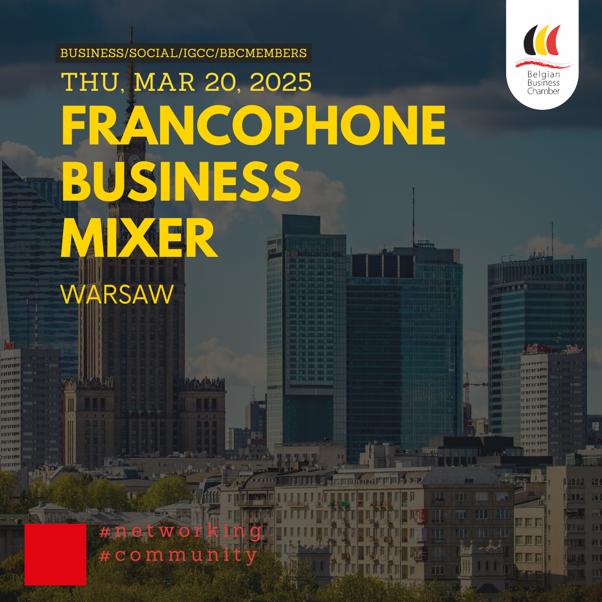 Francophone Business Mixer | Warsaw | DATE TBC