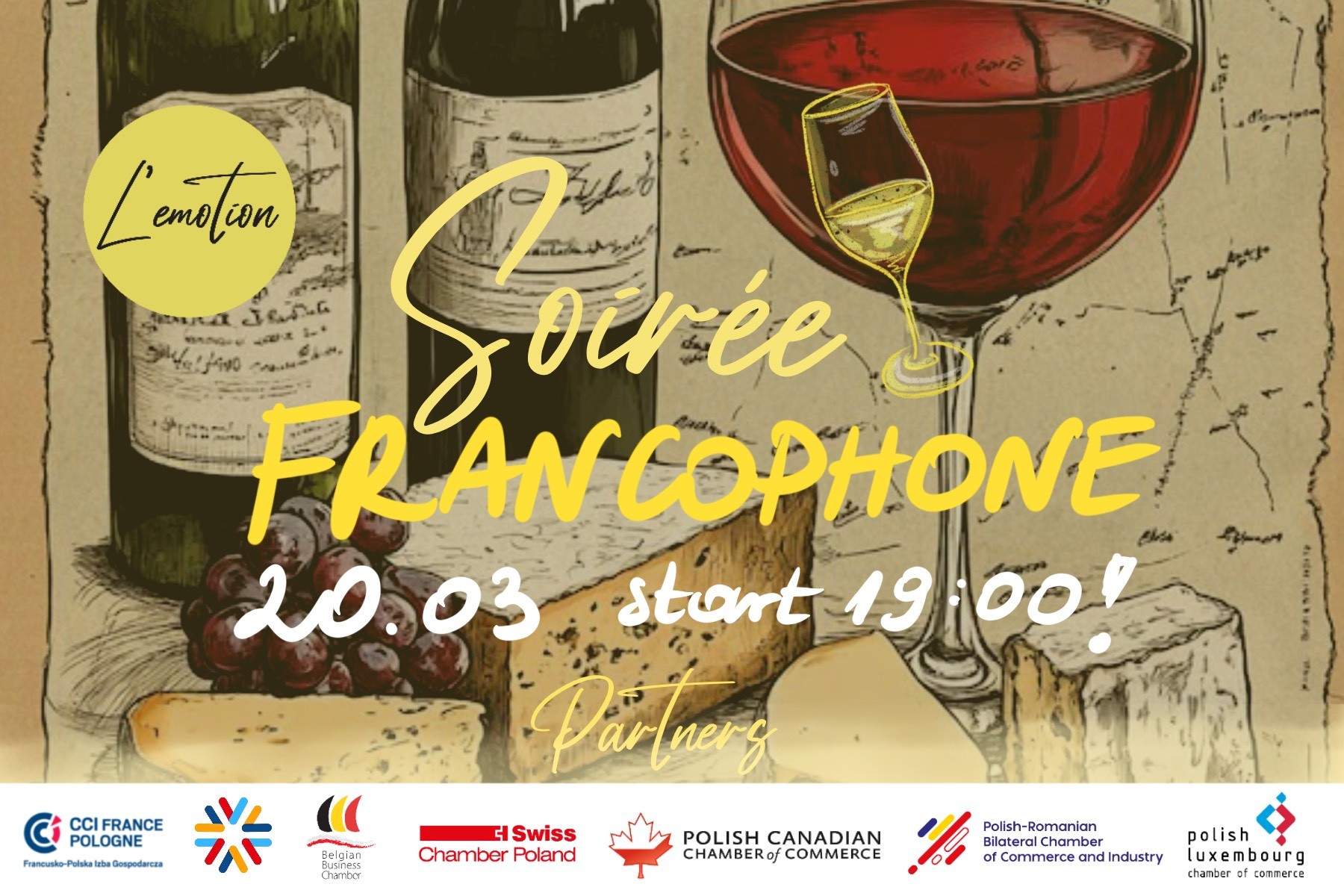 Soirée Francophone I BBC x PARTNERS I Warsaw