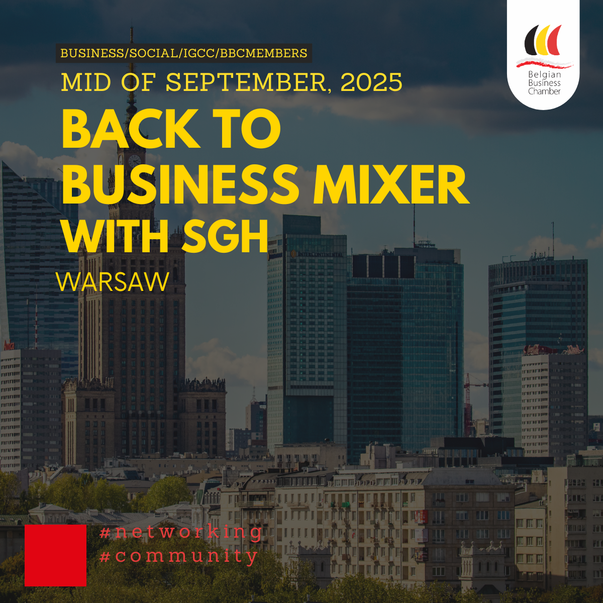 Back to Business Mixer | Warsaw | DATE TBC