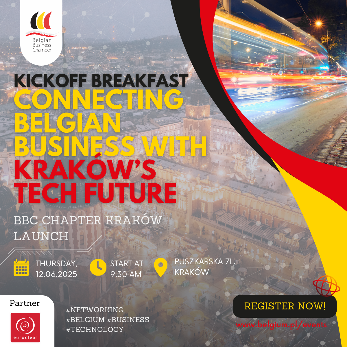 BBC Chapter Kraków: Kickoff Breakfast Connecting Belgian Business with Kraków’s Tech Future | Kraków