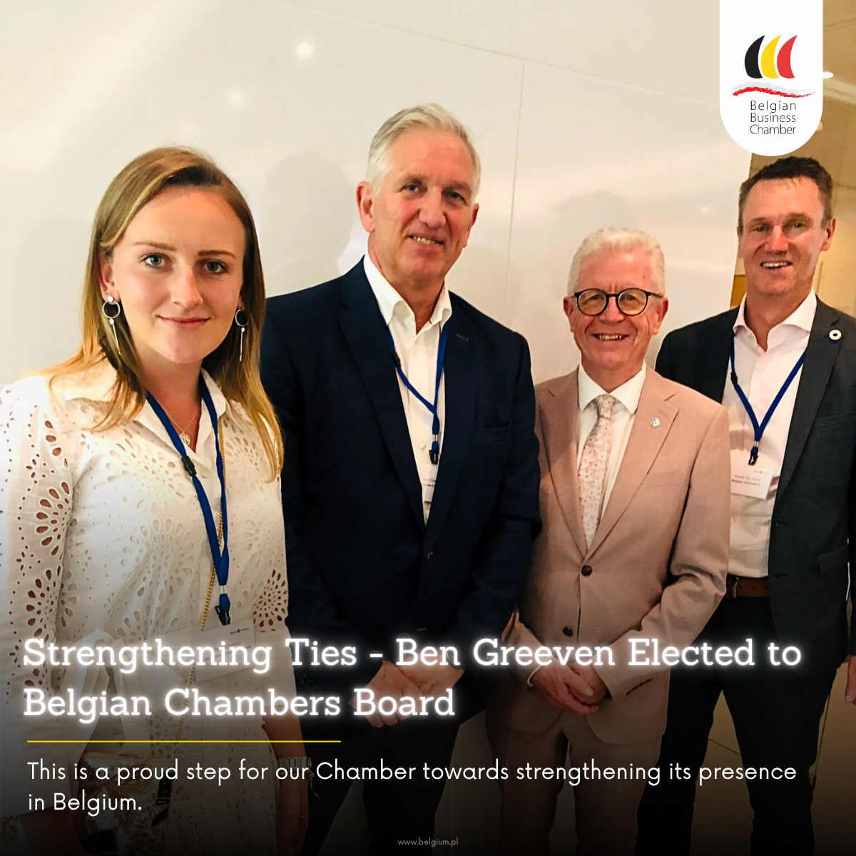 Ben Greeven Elected to Belgian Chambers Board