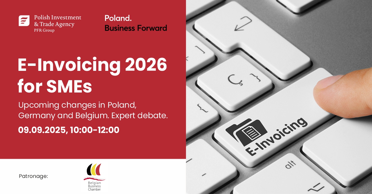Webinar: E-invoicing for SMEs: Upcoming changes in Poland, Germany, and Belgium I BBC x PAIH x Banqup