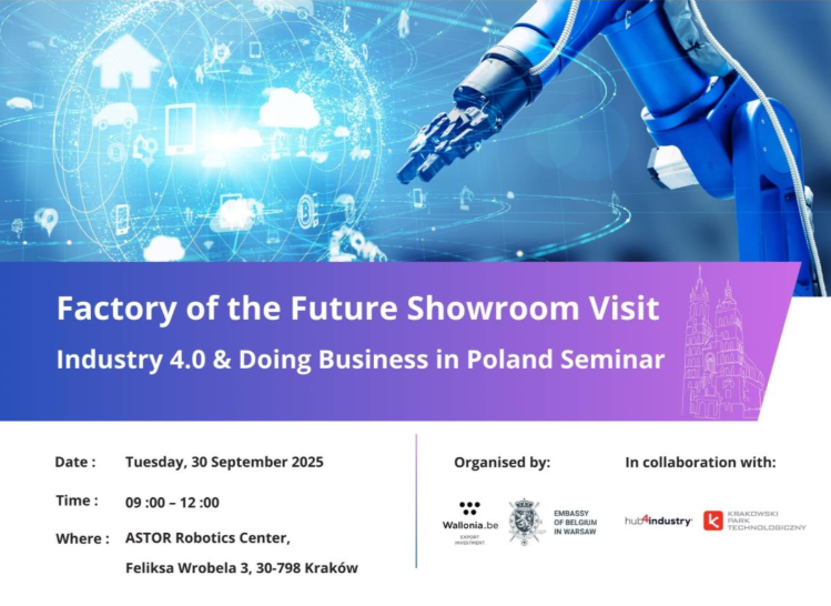 “Factory of the Future Showroom" | Trade Mission by Wallonia