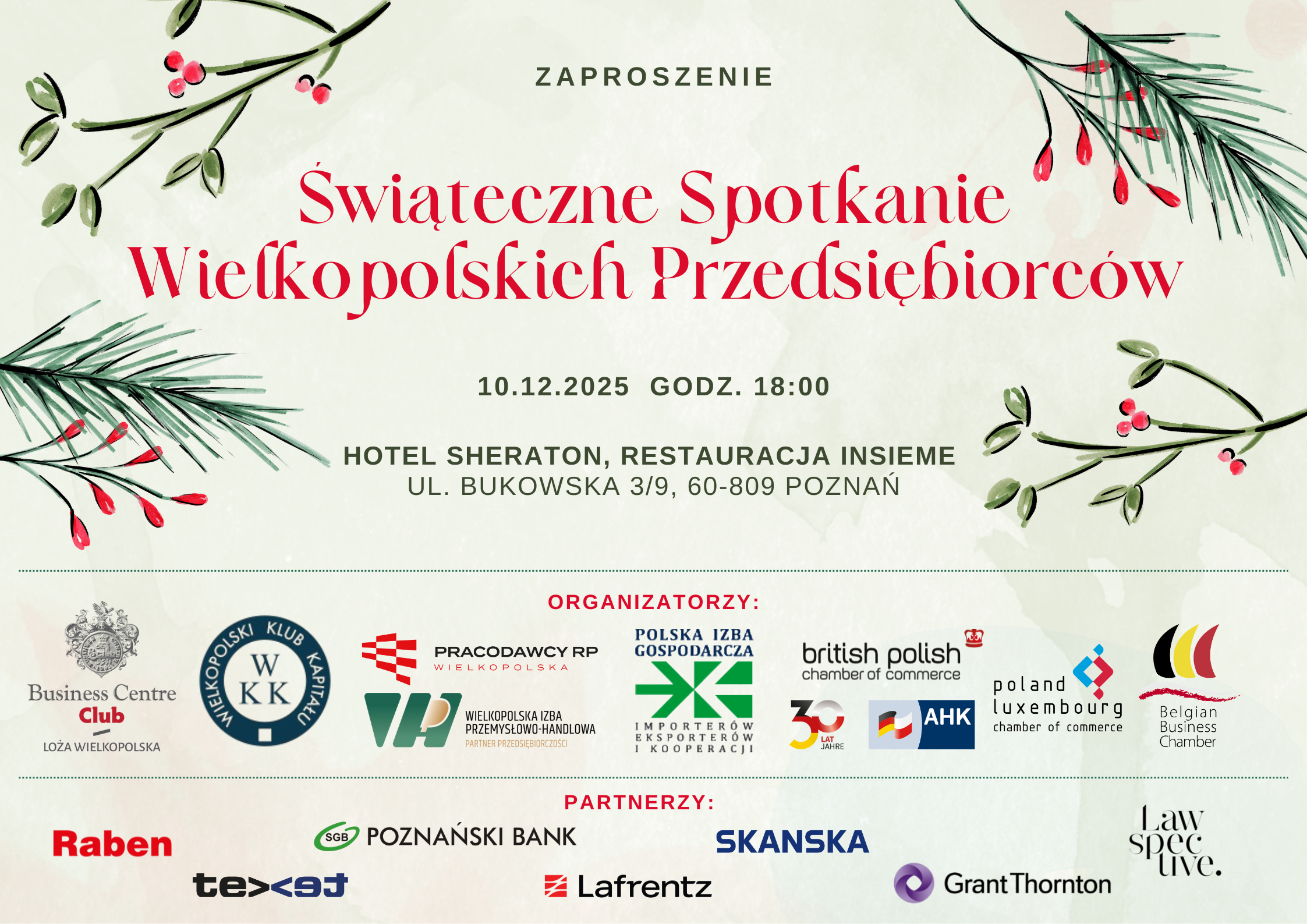 Christmas Gathering of Greater Poland Entrepreneurs | Poznań