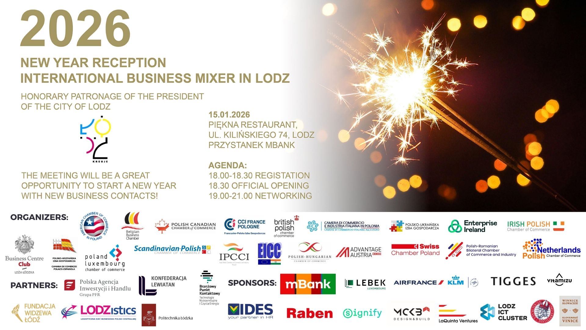 2026 New Year Reception - International Business Mixer | IGCC | Łódź