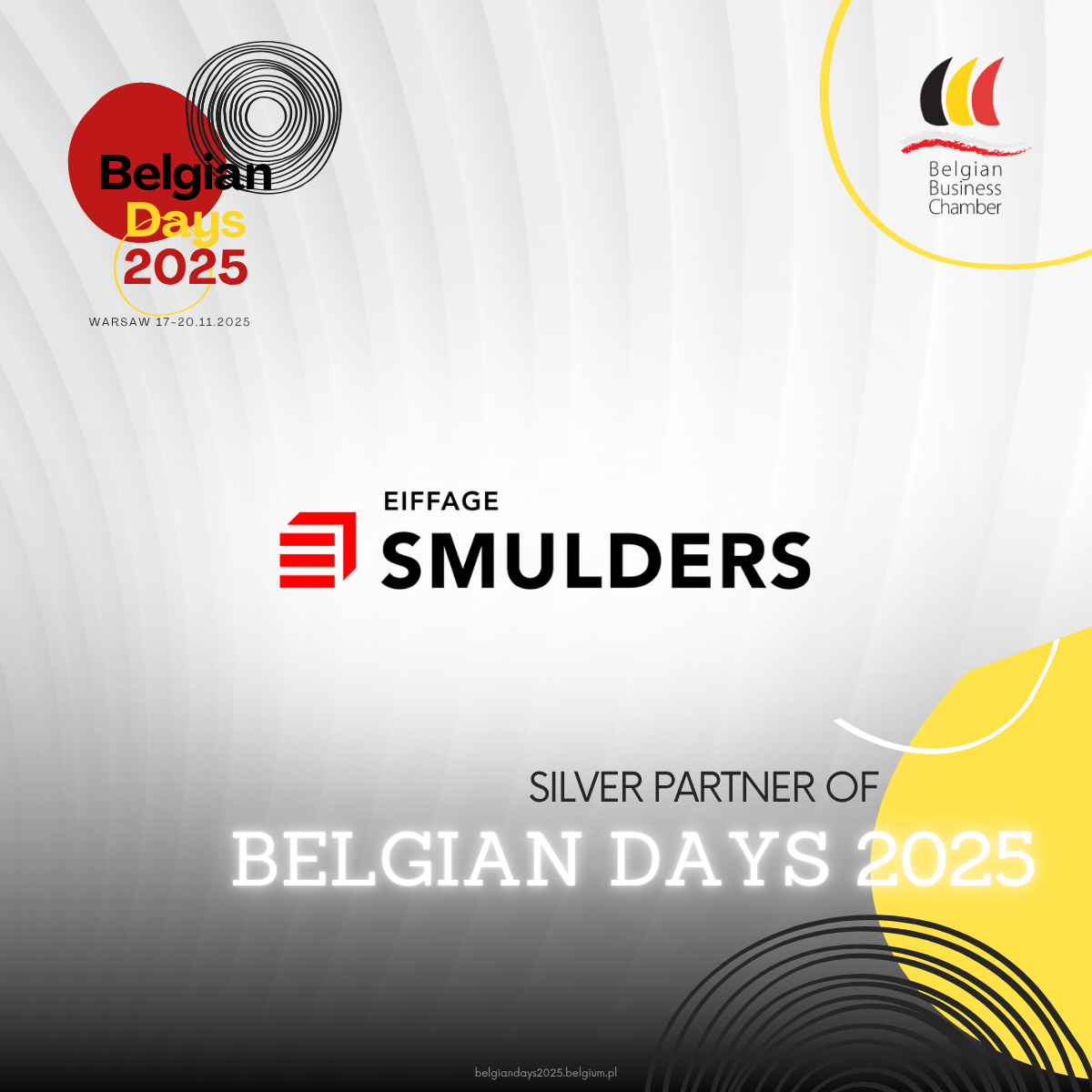 Belgian Days 2025 Silver Partner - Smulders Projects Poland