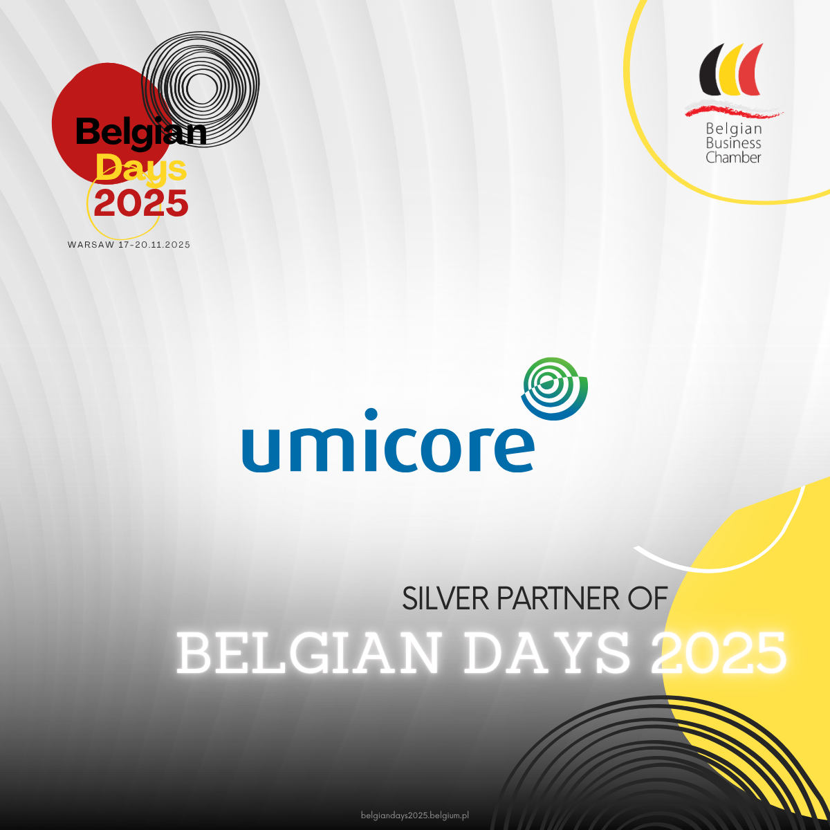 Belgian Days 2025 Silver Partner - Umicore Poland