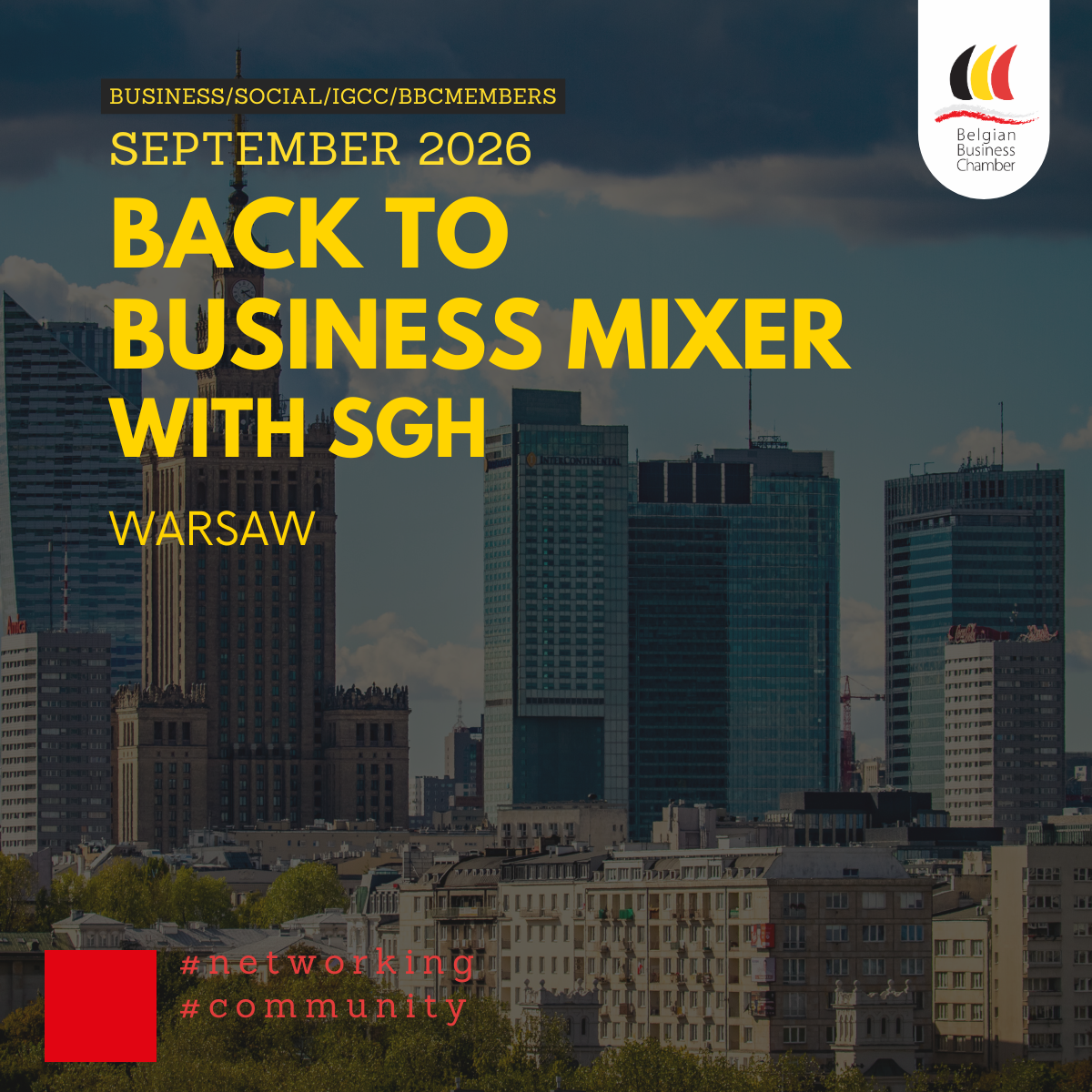 Back to Business Mixer with SGH | Warsaw | DATE TBC