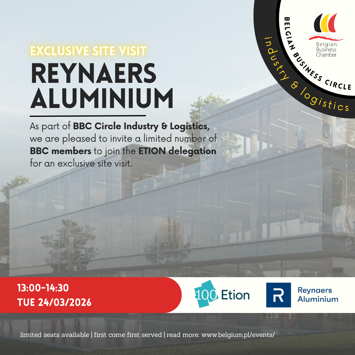 Reynaers Aluminium Visit | Etion Delegation | Warsaw
