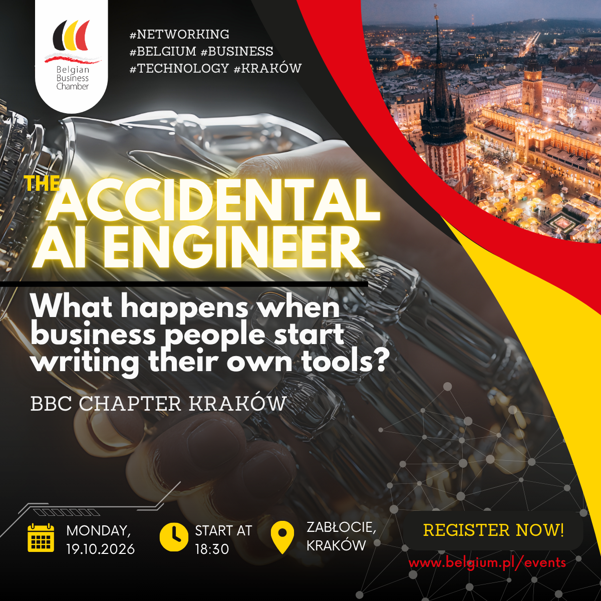 The Accidental AI Engineer: What happens when business people start writing their own tools? | BBC Chapter Kraków