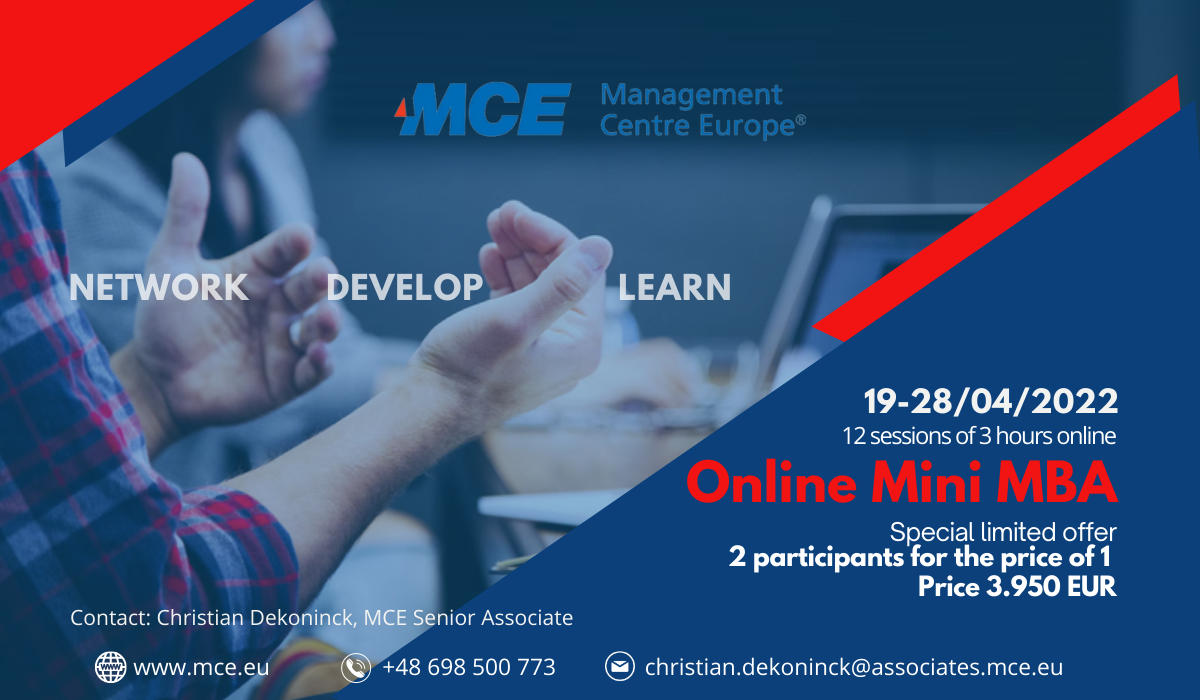 Online Mini MBA with MCE