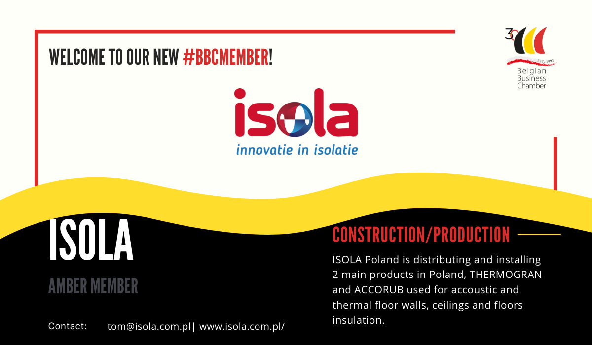 Welcome our new member - ISOLA Poland