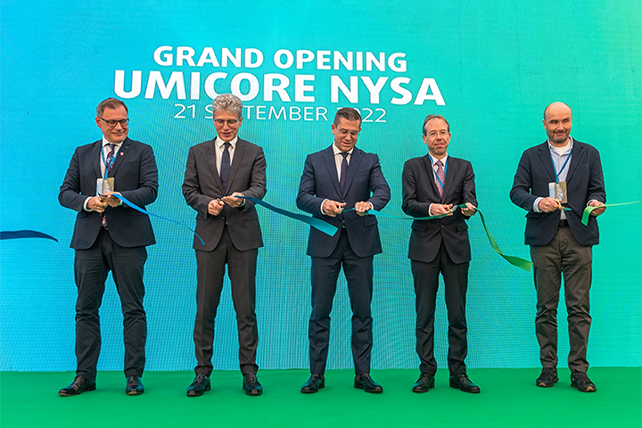 Umicore inaugurates Europe’s first battery materials gigafactory