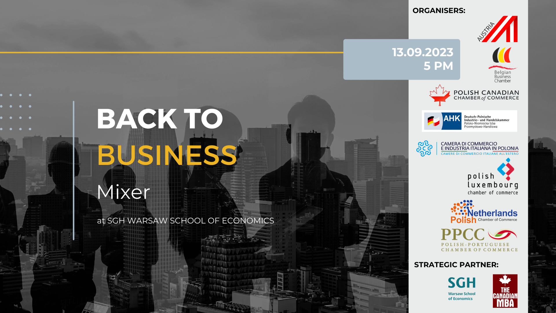 13/09/23 Back to Business Mixer at SGH